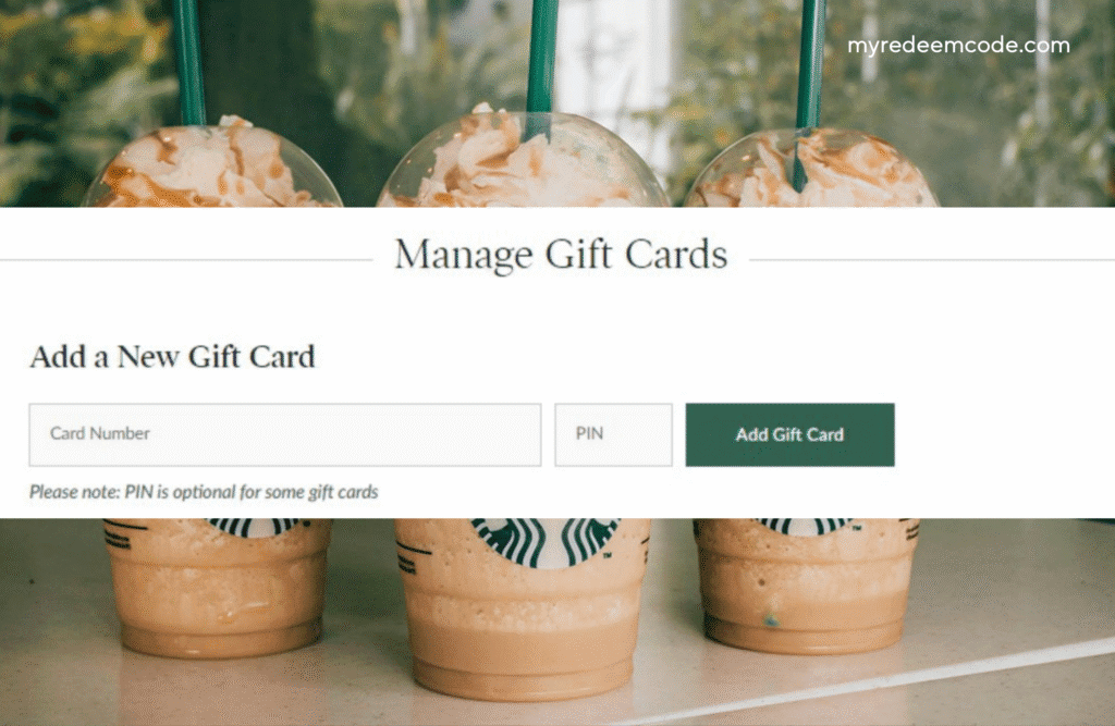 Free Starbucks Gift Card Codes