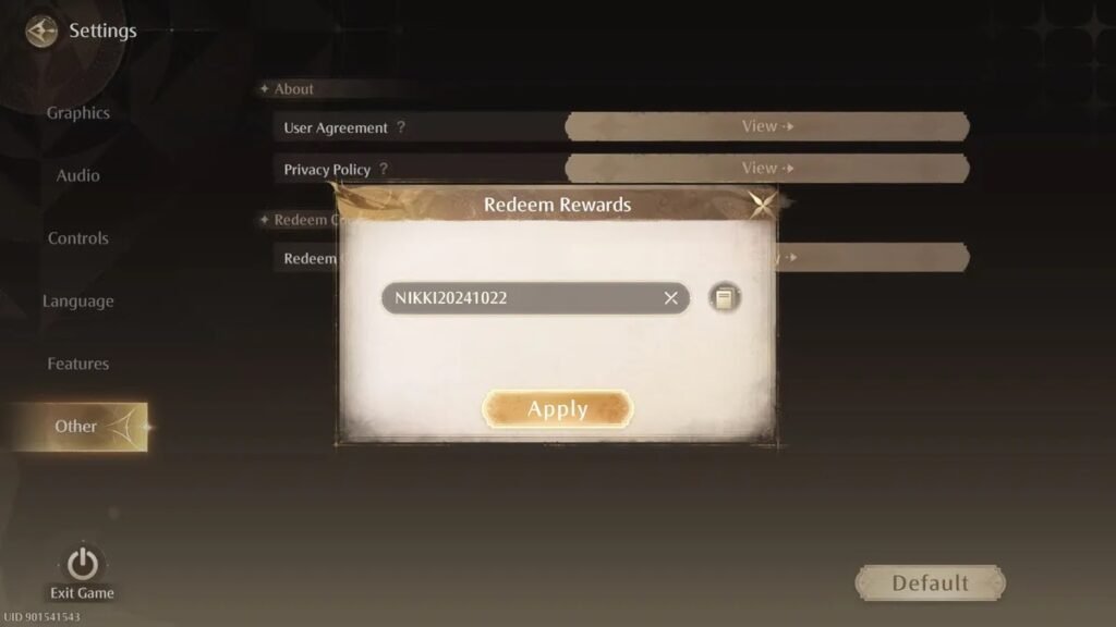 Infinity Nikki Codes