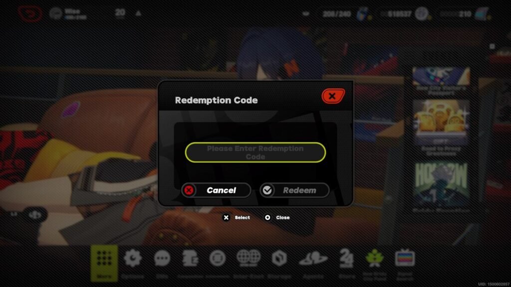 Zenless Zone Zero Redeem Code